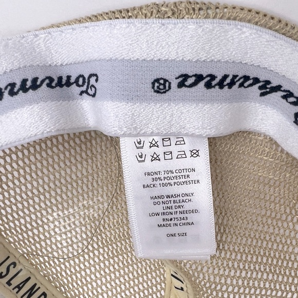 TOMMY BAHAMA CAP/HAT, 3D MARLON FISH LOGO, GREY COOL MESH, MAUVE & TAN COLORS - Picture 11 of 14